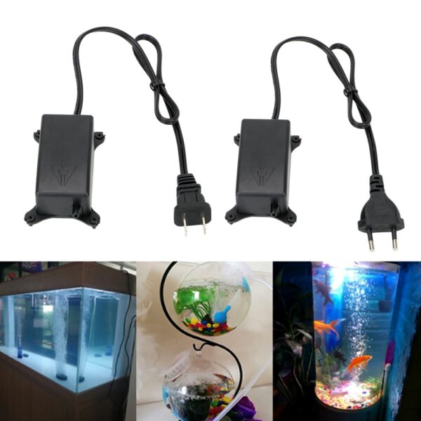 NICEYARD Ultra Low Noise Aquarium Air Pump Fish Tank Mini Air Compressor Oxygen Pump Aquarium Fish Tank Oxygen Pump