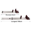 3 Bar Leg Stretcher Split Machine Extension Device Stainless Steel Leg Ligament for Ballet Yoga Exercise Training Equipment
