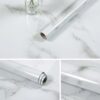 Special waterproof and oil-proof marble self-adhesive wallpaper wall stickers bathroom bedroom kitchen cabinet home improvement