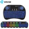 VONTAR i8 Wireless Keyboard Russian English Hebrew Version i8+ 2.4GHz Air Mouse Touchpad Handheld for Android TV BOX Mini PC