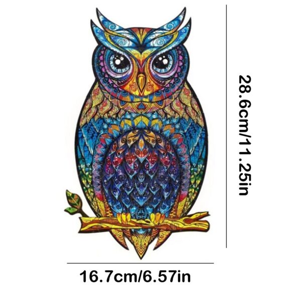 Top Quality 3D Jigsaw Wooden Puzzles Each Piece is Animal Shaped Card Adults Kid Toys Gifts Family Puzzle Game Home Decoration P