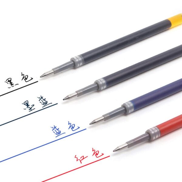50Pcs/Lot Ballpoint Press Gel Pen Refill Rod Signature Pen Refills Large-capacity Pens for School office supplies Writing Tool