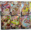 30PCS Pokemon V VMAX Shining Cards English TAKARA TOMY Trading Battle Game Card Collection Booster Box Kids Children Toys Gift