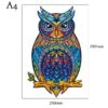 Unique Wooden Animal Jigsaw Puzzles Mysterious Puzzle Gift For Adult Kids Educational Fabulous Montessori Children's Toys Gift