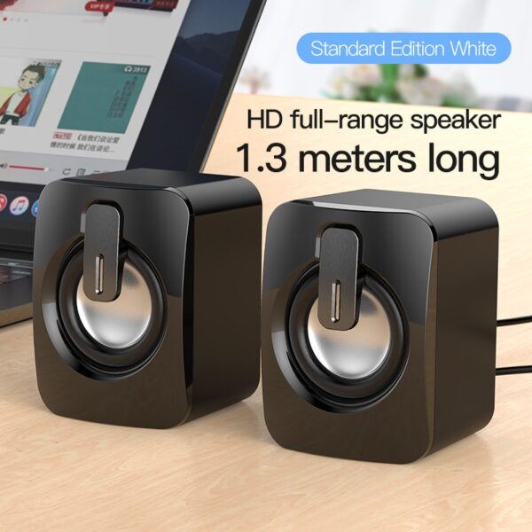Mini Computer Speaker USB Wired Speakers 3D Stereo Sound Surround Loudspeaker For PC Laptop Notebook Not bluetooth Loudspeakers