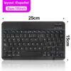 Mini Wireless Keyboard Bluetooth Keyboard For ipad Phone Tablet Russian Spainish Rechargeable keyboard For Android ios Windows