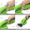 WORKPRO 7.2V Electric Trimmer 2 in 1 Lithium-ion Cordless Garden Tools Hedge Trimmer Rechargeable Hedge Trimmers for Grass