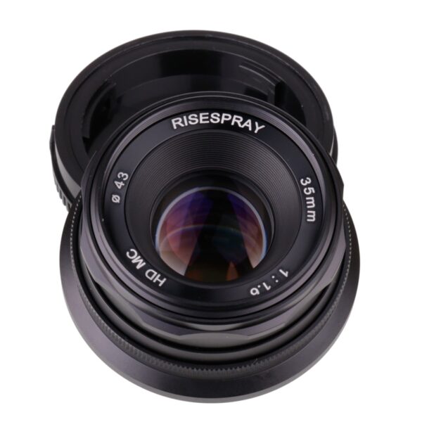 RISESPRAY MINI 35MM F1.6 Camera lens APS-C Manual Fixed Lens For Sony E Mount Camera Hot Sale
