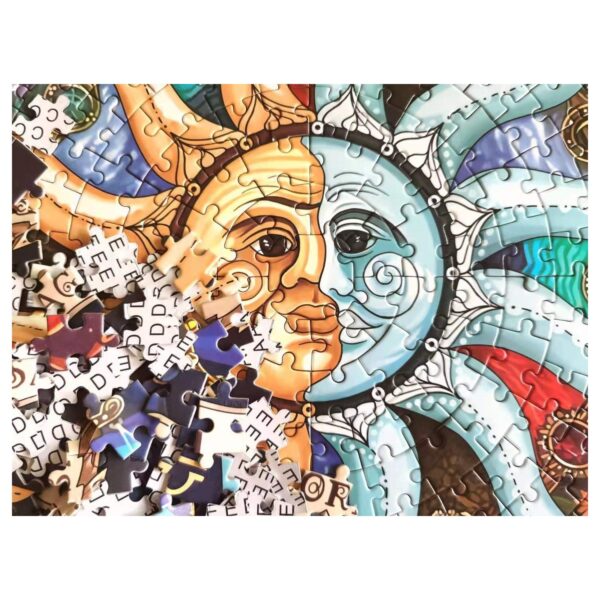 Round Puzzle 1000 Pieces 3D Paper Jigsaw Puzzle for Adults Educational Toy for Kids