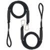 2Pcs Set Bungee Dock Line Mooring Rope for Boat 4 ft 2 Ropes Rope Bungee Cord Dockline Boats Kayak Accessories