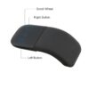 For Microsoft Surface Bluetooth Foldable Wireless Ergonomic Arc Touch Computer Mouse 3d Silent Laser PC Mause For Windows Laptop