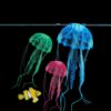 Colorful Artificial Glowing Effect Jellyfish Fish Tank Aquarium Decor Mini Submarine Ornament Decoration Aquatic Pet Supplies