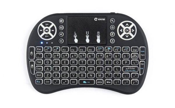 VONTAR i8 Wireless Keyboard Russian English Hebrew Version i8+ 2.4GHz Air Mouse Touchpad Handheld for Android TV BOX Mini PC