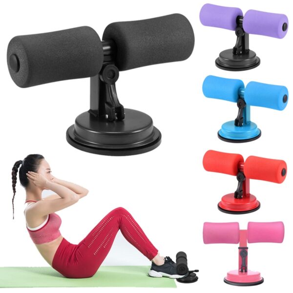 ABS Trainer Sit Up Bar Self-Suction Fitness Equipment Abdominal Strength Trainer Home Gym Muscle Training Men Women Weightloss