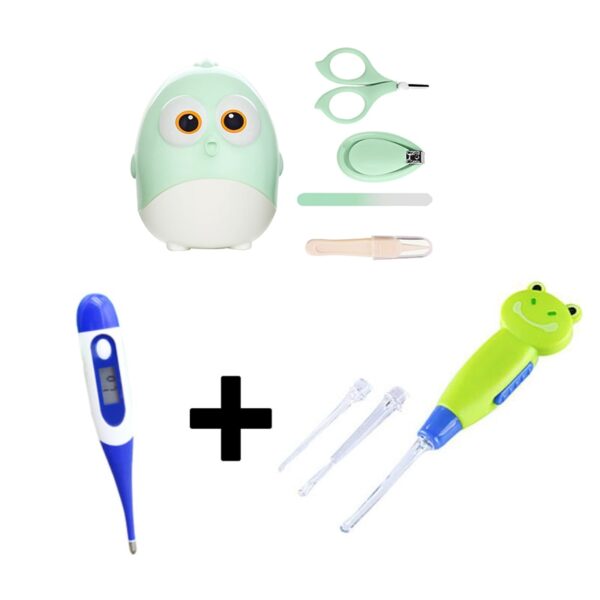 Baby Health Care Kit Newborn Kid Care Baby hygiene Kit Grooming Set Thermometer Clipper Scissor Kid Toiletries for Newborns Baby