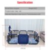 Playpen for Children's Playpen Baby Pool Park Safety Stainless Steel Fence Kids Ball Pit Baby Indoor Playground Baby Park