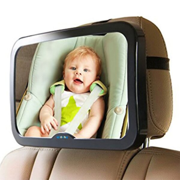 Adjustable Wide Car Rear Seat View Mirror Baby/Child Seat Car Safety Mirror Monitor Headrest High Quality Car Interior Styling