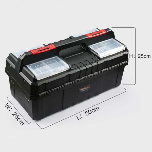 Multifunctional Plastic Tool Box Removable Design Portable Suitcase case Large Capacity storage box organizer for tools