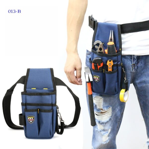 Tool Bag High-Capacity Electrician Tools Waist Storage Bag Belt Tool Case for Pocket Wire Organizer