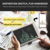 10’’ Smart Office Writing Pad Inspiration Sketchbook Drawing Note Pad with Stylus Pen for Hand-painting/Travelling Gold Bronze