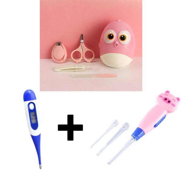Baby Health Care Kit Newborn Kid Care Baby hygiene Kit Grooming Set Thermometer Clipper Scissor Kid Toiletries for Newborns Baby