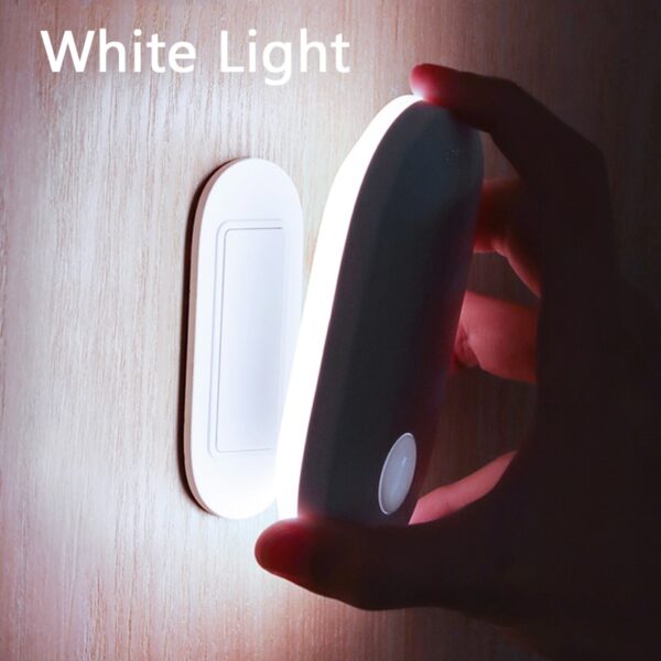 Baseus PIR Motion Sensor Night Light Human Induction Backlight Magnetic LED Light Rechargeable Bedside Lamp Wall Lamp For Home
