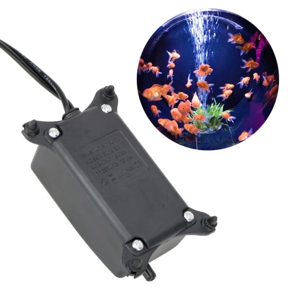 NICEYARD Ultra Low Noise Aquarium Air Pump Fish Tank Mini Air Compressor Oxygen Pump Aquarium Fish Tank Oxygen Pump