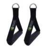 1 Pair Gym Resistance Bands Handles Anti-slip TPR Grip Strong Nylon Webbing Fitness Heavy Duty Cable Machine Workout Equipment