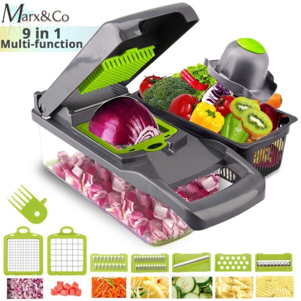 Vegetable Cutter Grater Slicer Carrot Potato Peeler Cheese Onion Steel Blade Kitchen Accessories Fruit Food Cooking Tools