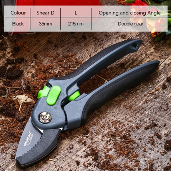 Pruning Shear Garden Tools Labor saving High Carbon Steel scissors Gardening Plant Sharp Branch Pruners Protection Hand Durable