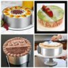 Adjustable Mousse Ring Round Mold Cake Border Paste Film Kitchen Accessory DIY Baking Tools Dessert Decoration