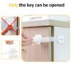 Orzbow Baby Safety Lock For Home Protection From Children Lockers Magnetic Cabinet Door Drawer Refrigerator Security Locks kids