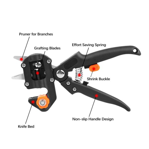 Pruning Cutting Grafting Shears Tree Pruning shears Household Garden shears + 2 Additional Blades garden tools Boxes PROSTORMER