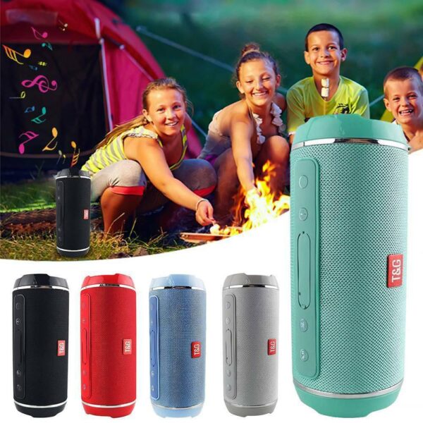 High power 40w Wireless Bluetooth Speaker Waterproof Stereo Bass USB/TF/AUX MP3 Portable outdoor column Music Player Subwoofer