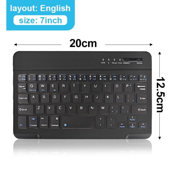 Mini Wireless Keyboard Bluetooth Keyboard And Mouse Keycaps Russian Bluetooth Keyboard Rechargeable For ipad Phone Tablet Laptop