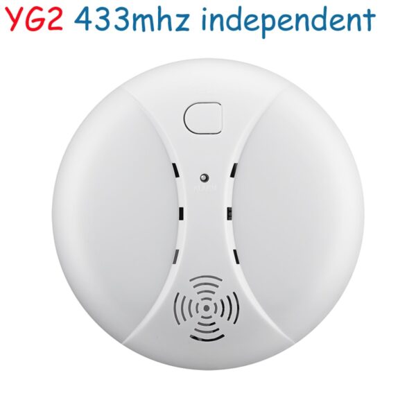Independent Smoke Detector Sensor Fire Alarm Home Security System Firefighters Tuya WiFi/433mhz Smoke Alarm Fire Protection