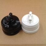 5 pcs Home improvement High Quality Eu Ceramic Switch 2 Way Wall Lamp Switch Smart Light Knob Switch 10A