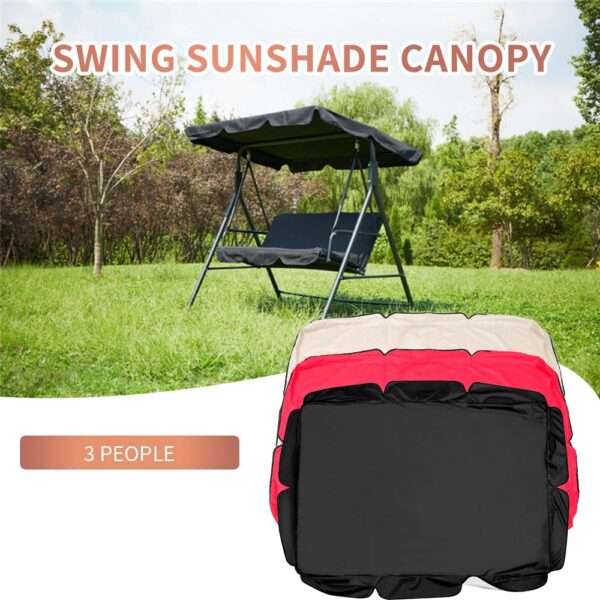 Swing Tent Gazebo Canopy Foldable Swing Canopy Waterproof Swing Canopy for Garden Courtyard Outdoor Camping without Swing