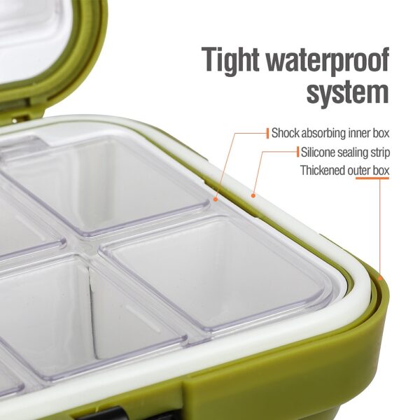 Large Capacity 24/28 Grid Fishing Gear Accessories Waterproof sub-Box Fishing Hook Supplies Tool Storage Box Fishing Tackle box