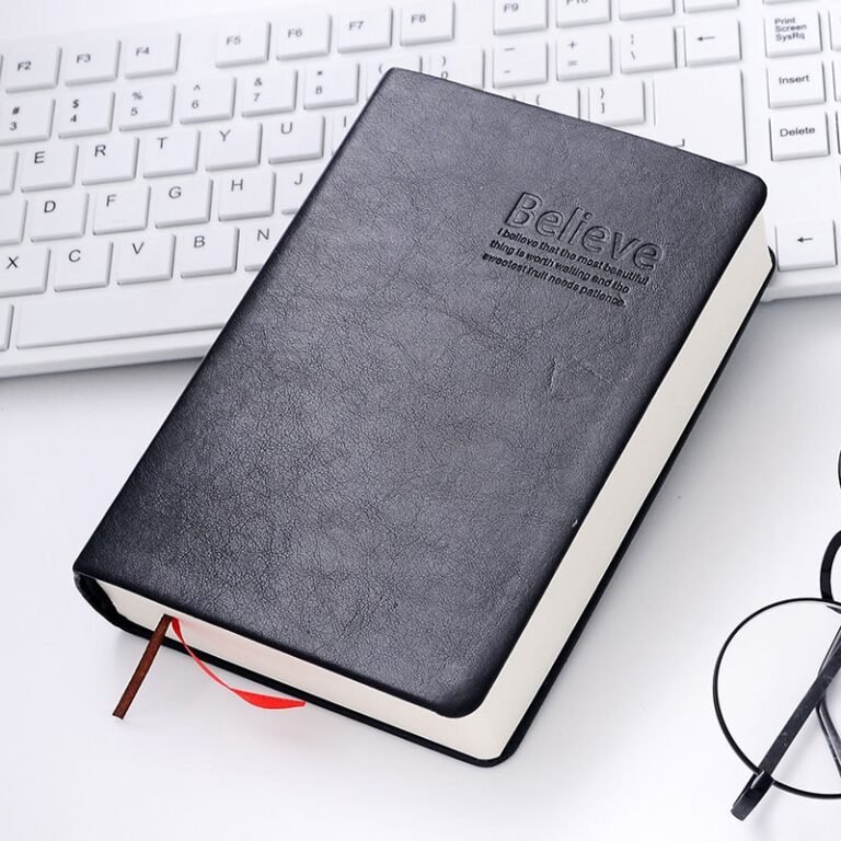 Retro Leather Notebook Thick Paper Bible Diary Book Notepad New Blank Weekly Plan Writing