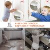 10sets Cabinet Lock Children Protection Baby Safety Security Lock for Kids Drawer Door Child Toddler Invisible Closet Locker