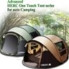 2020 New Arrival 3-4 Person Ulttralarge Automatic Windproof Pop Up Fast Opening Camping Tent Large Gazebo Beach Tent