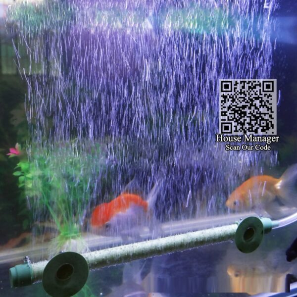 Aquarium Air Pump Accessories - Oxygen Air Bubble Tube for Fish Tank Beautiful Waterscape Bubbles Wall, air pipe tube needs pump