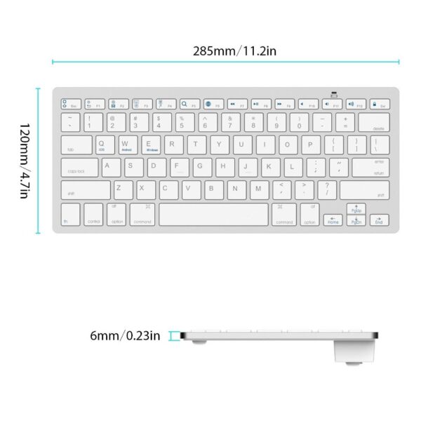 Kemile Wholesale Professional Ultra-slim Wireless Keyboard Bluetooth 3.0 Keyboard Teclado for Apple for iPad Series iOS System