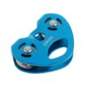 30KN Rock Climbing Zip Line Cable Trolley Fast Speed Dual Pulley Double Speed Pulley for 13mm Rope Outdoor Accessory - Blue