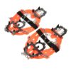 14 Teeth Manganese Steel Crampons Nylon Strap Non-slip Shoes Cover Outdoor Ski Ice Snow Device Hiking Climbing Accessories