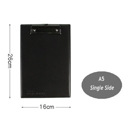 Quality PU Leather Folding Clipboard A4 A5 Paper Clip Board Office Writing Pad