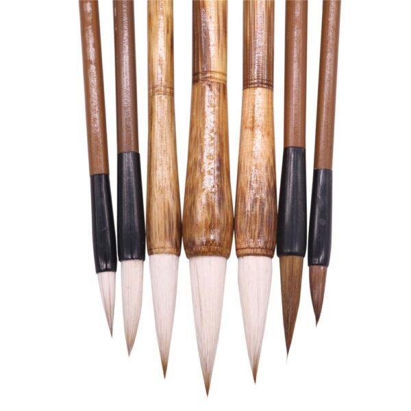 7 Pcs/lot Painting Supplies Calligraphy Brushes Practice Paintings Writing Brushes Multifunction Pen Gift Pen Student Stationery