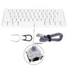 GK61 SK61 61 Key Mechanical Keyboard USB Wired LED Backlit Axis Gaming Mechanical Keyboard For Desktop