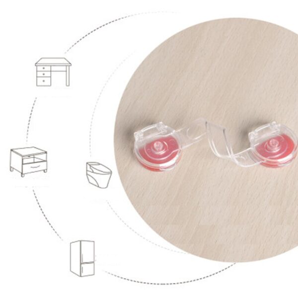 10pcs baby safe hot selling child lock kids Security Protector Baby Safety Lock Cupboard Cabinet Door drawer safety Locks